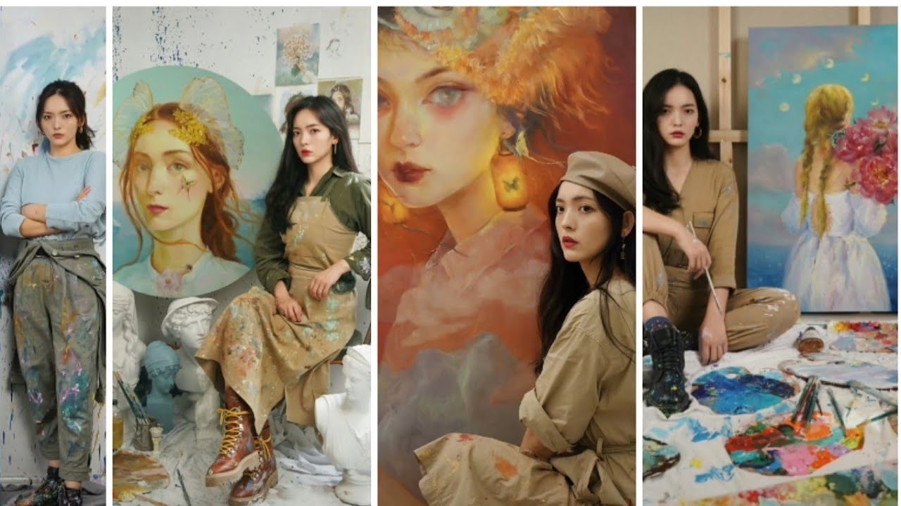 AMAZING PAINTING SKILL ON CHINESE TIKTOK| CHINESE PAINTING ARTIST ON DOUYIN|@meishu456 DOUYIN|
