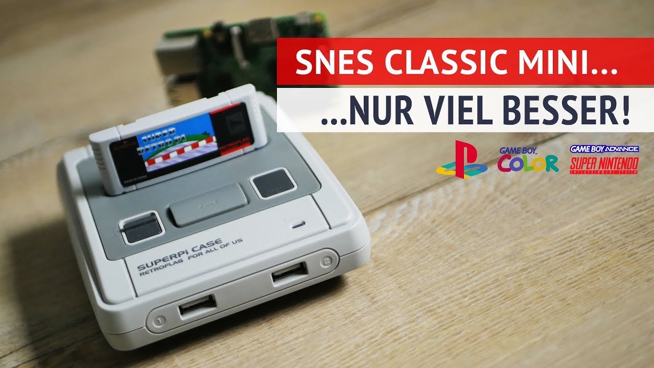 SNES Classic Mini, nur BESSER! (Raspberry Pi 3 B+ / Superpi Case) | Techupdate