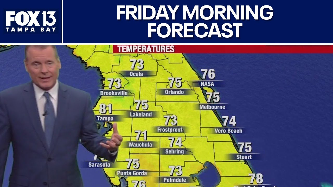 Tampa Weather | Friday morning forecast