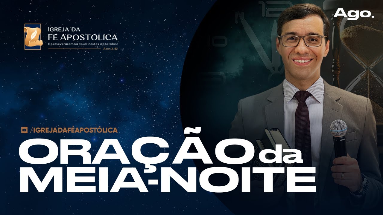 🔴 Oração da Meia-Noite | 30/08/23 | Pr. Johny Mange | Ao Vivo