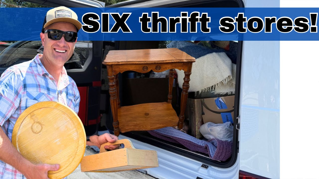 Amazing Home Decor Finds At SIX Thrift Stores! Thrift With Me 1/2 Off Goodwill