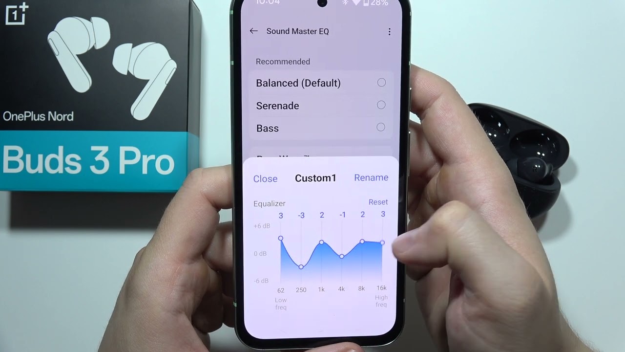OnePlus Nord Buds 3 Pro: как использовать звуковой эквалайзер