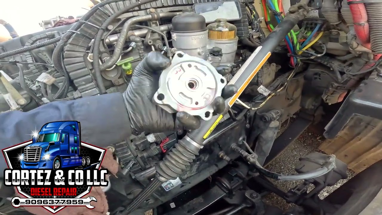 Paccar Power Steering Pump | Kenworth #howto #dieselrepair #mechanic
