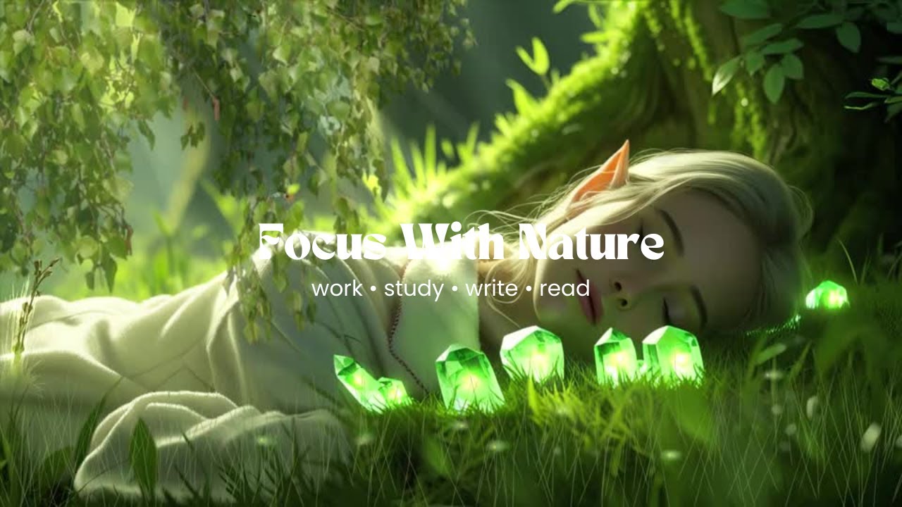 1 Hour Pomodoro Timer 🌳 | Forest Elves Magic Ambiance | 25 Min Focus, 5 Min Break
