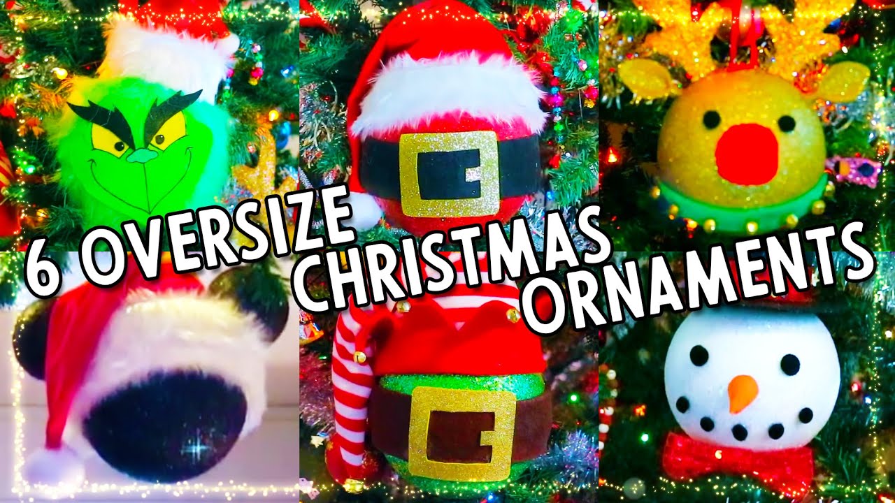 6 Fun & Whimsical Oversize Christmas Ornaments | Christmas 2021