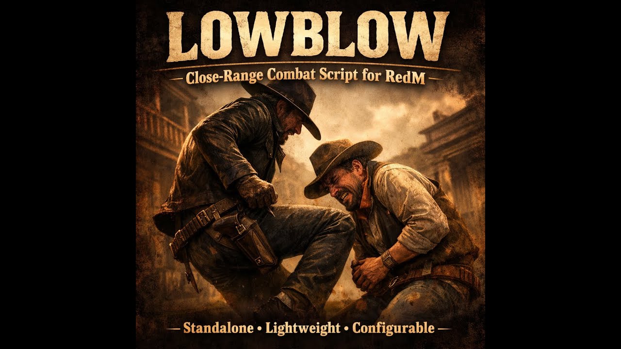 Redm lowblow script (standalone)