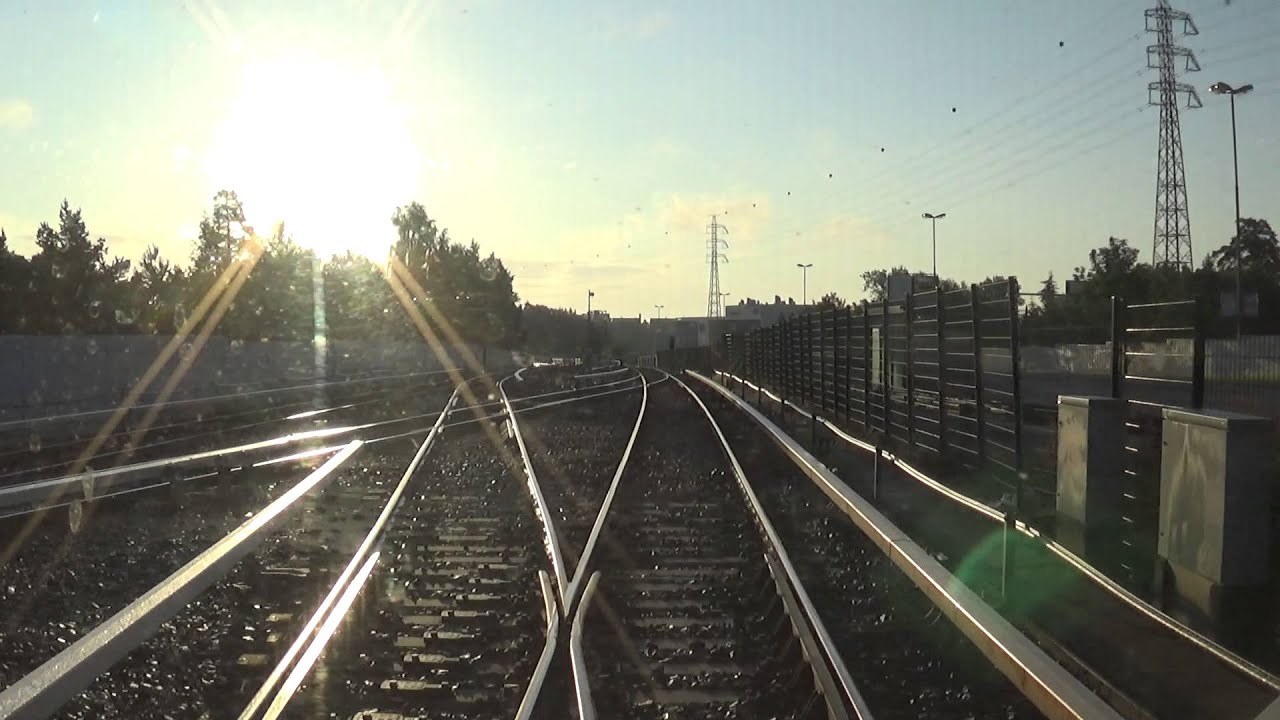 Helsinki metro. Ohjaamovideo. Ruoholahti-Mellunmäki M200 sarjan junalla.