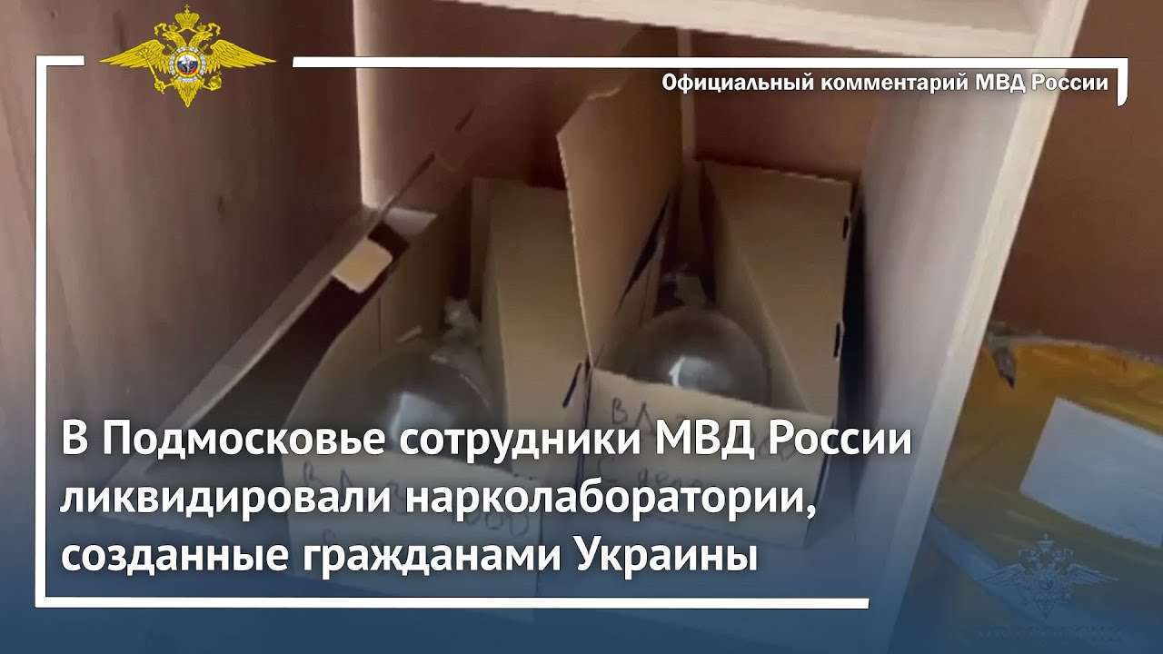 Ирина Волк: Сотрудники МВД России ликвидировали нарколаборатории, созданные гражданами Украины