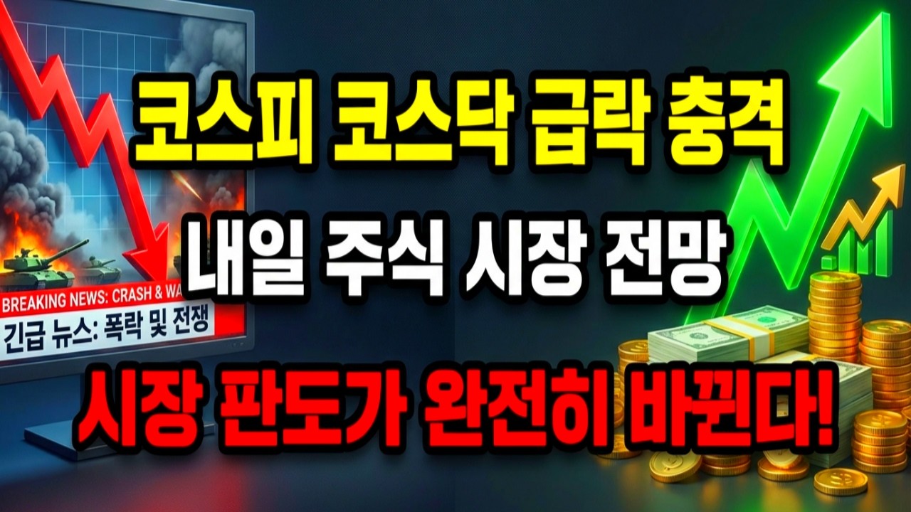 코스피 코스닥 급락 충격! 내일 증시 어떡하나!? 3월 27일 주식 시장 전망. 이란 전쟁 휴전 협상 거부 속보! 내일 아침 '이 섹터' 꼭 주목하세요