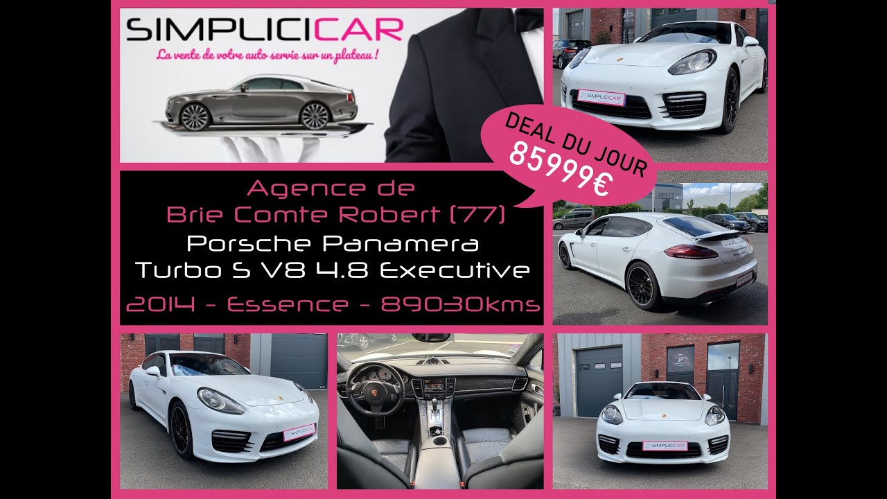 PORSCHE PANAMERA OOCASION Turbo S V8 4.8 570 Executive PDK SIMPLICICAR