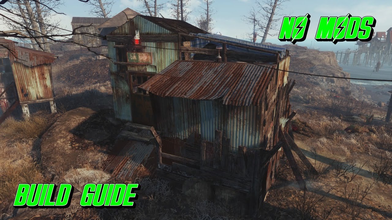Wasteland Weapons Store - 15 min Build (no mods) FALLOUT 4