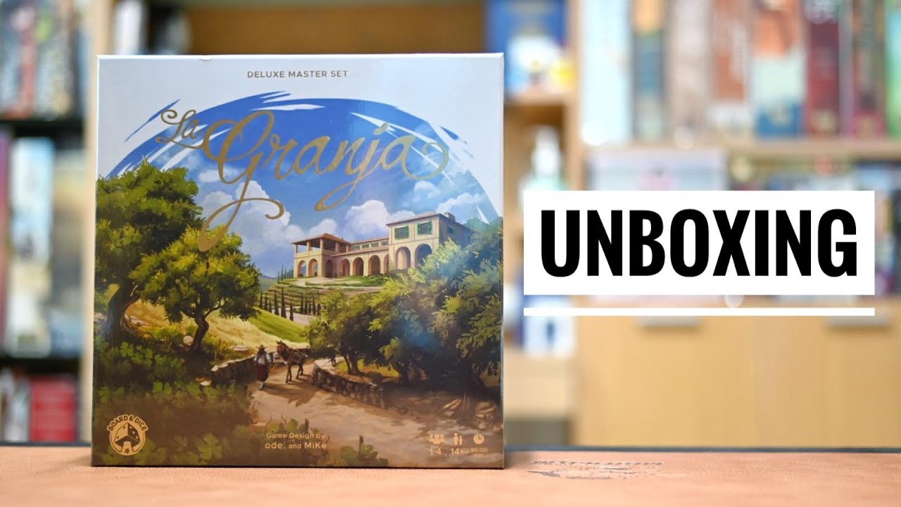 Unboxing La Granja Deluxe master set : ใครอู้เยอะได้เล่นก่อน เพราะฉะนั้นลากันจ้า