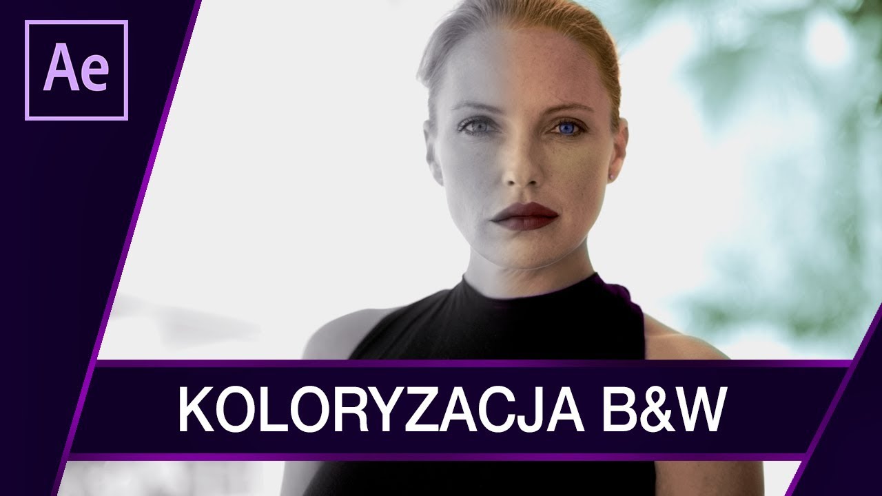 Przywrócenie kolorów do Czarno Białego filmu ▪ Tutorial ▪ #47 AE After Effects + Mocha