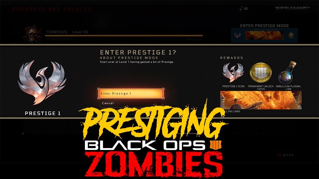 PRESTIGING IN BO4 ZOMBIES (WHAT HAPPENS)