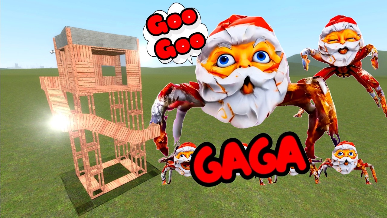 NEW GOO GOO GAGA Vs Houses In Garry's Mod