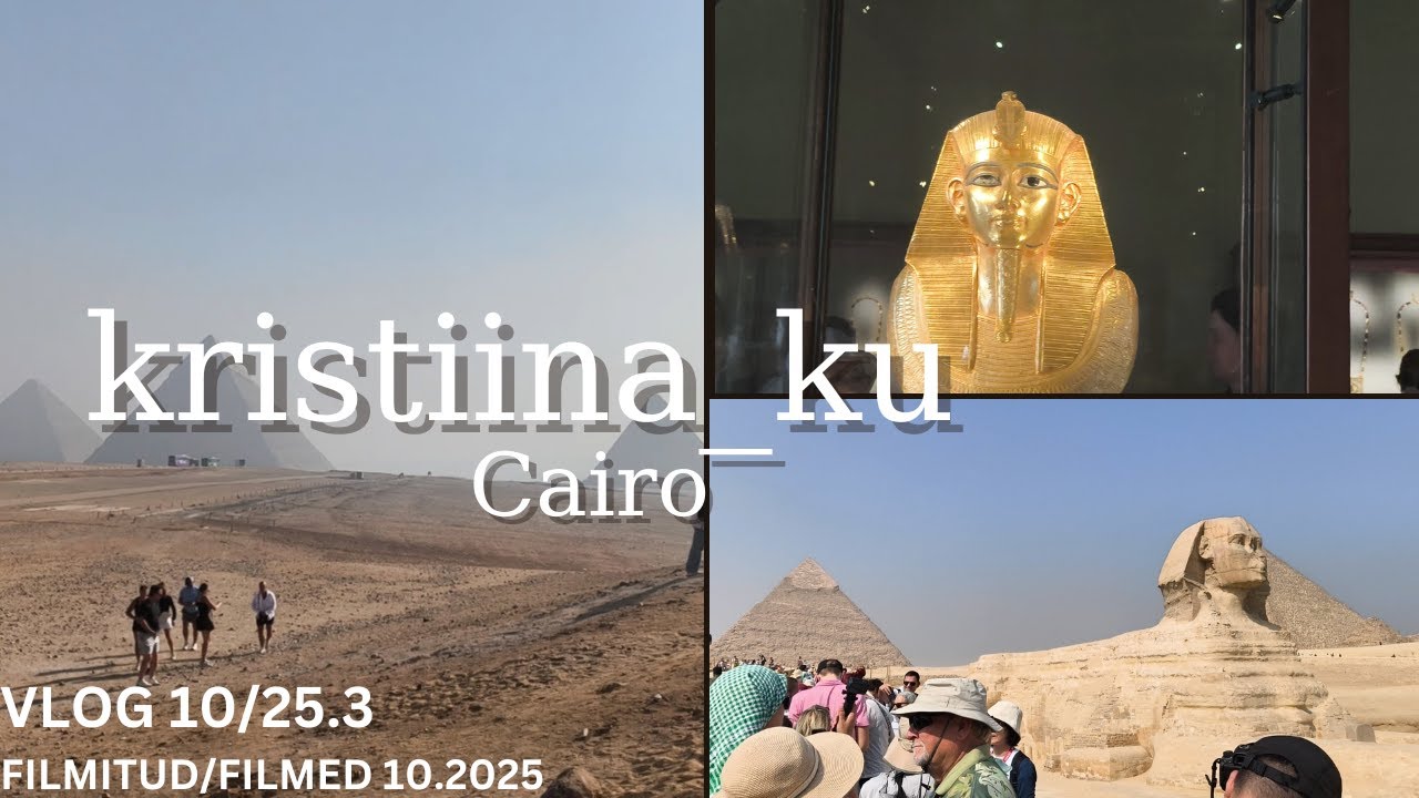 Päev Kairos, Püramiidid+Egiptuse muuseum EST/ENG Day in Cairo, Pyramids+Egyptian museum VLOG10/25.3