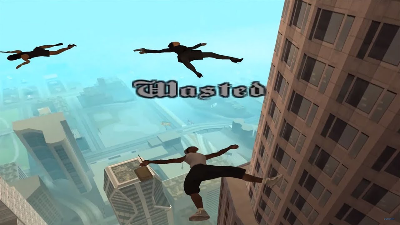 GTA SAN ANDREAS WASTED FUNNY DIE (Los Santos Tower)