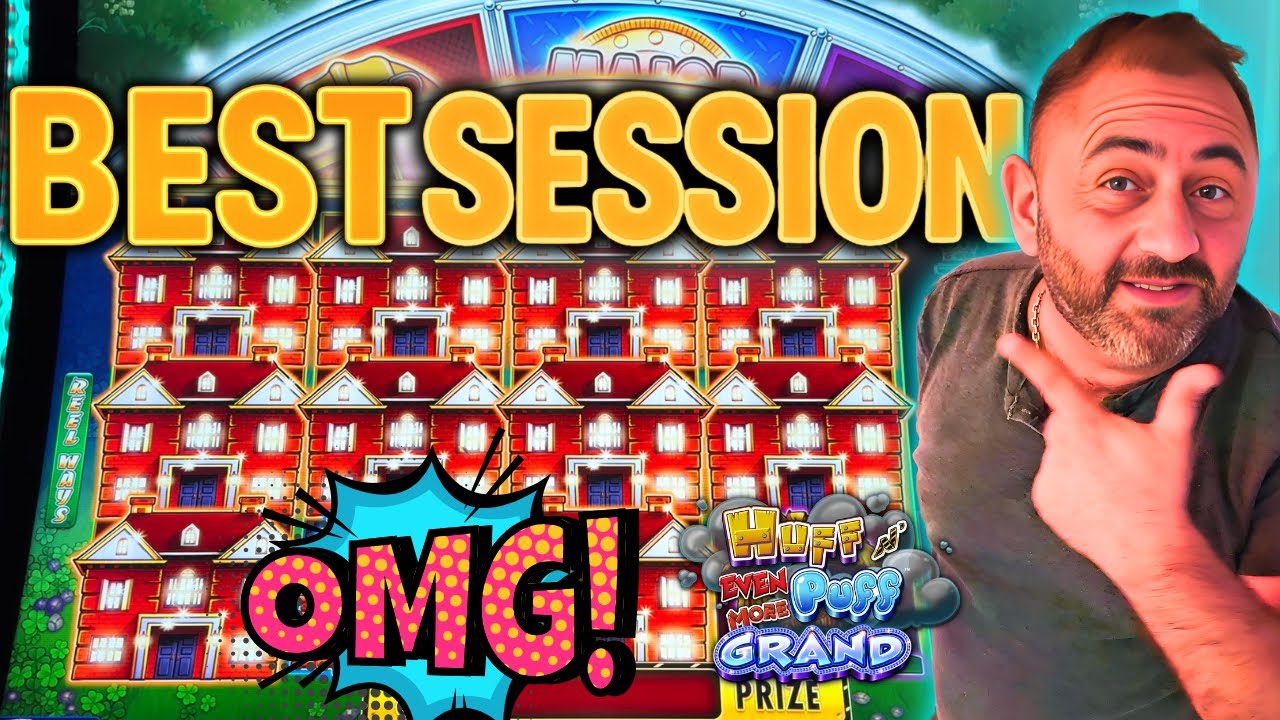 😱 OMG! FINALLY BEST SESSION EVER HUFF N’ EVEN MORE PUFF GRAND! CRAZY JACKPOTS & NON-STOP BONUSES!