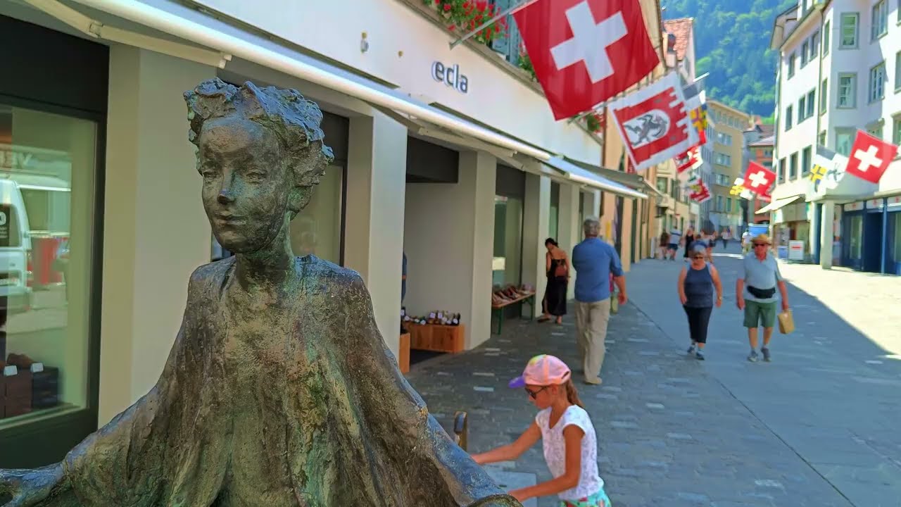 Walking in Chur, Switzerland