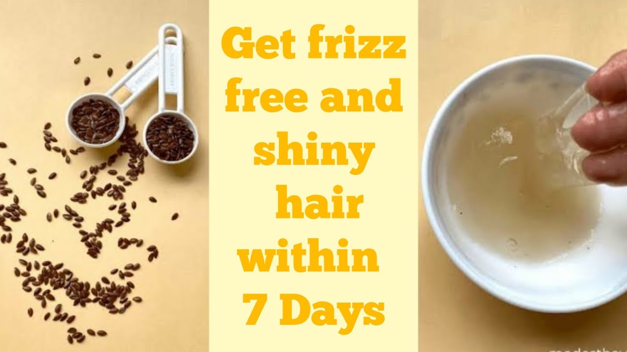Flax seed gel/ get frizz free and shiny hair within 7 Days