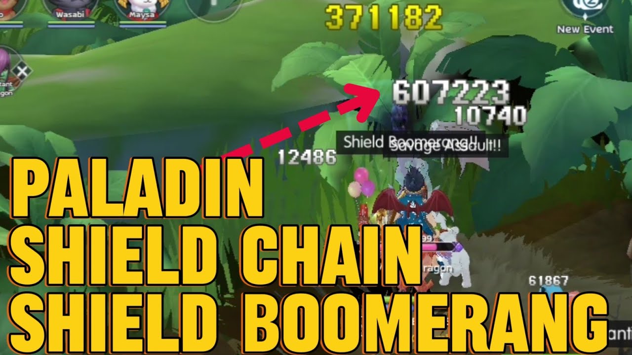 Paladin F2P Shield Chain and Shield Boomerang : Ragnarok M Classic Daily Leveling and Boss Hunt