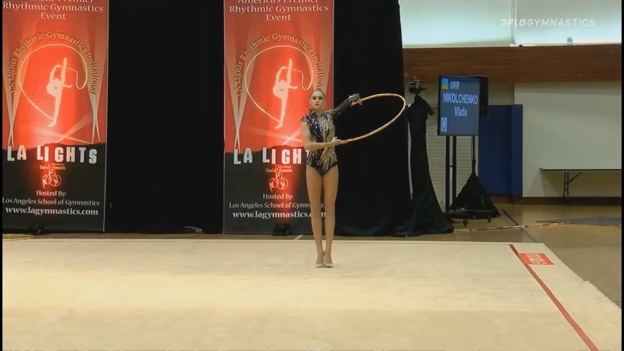 Vlada Nikolchenko Hoop - LA Lights 2020