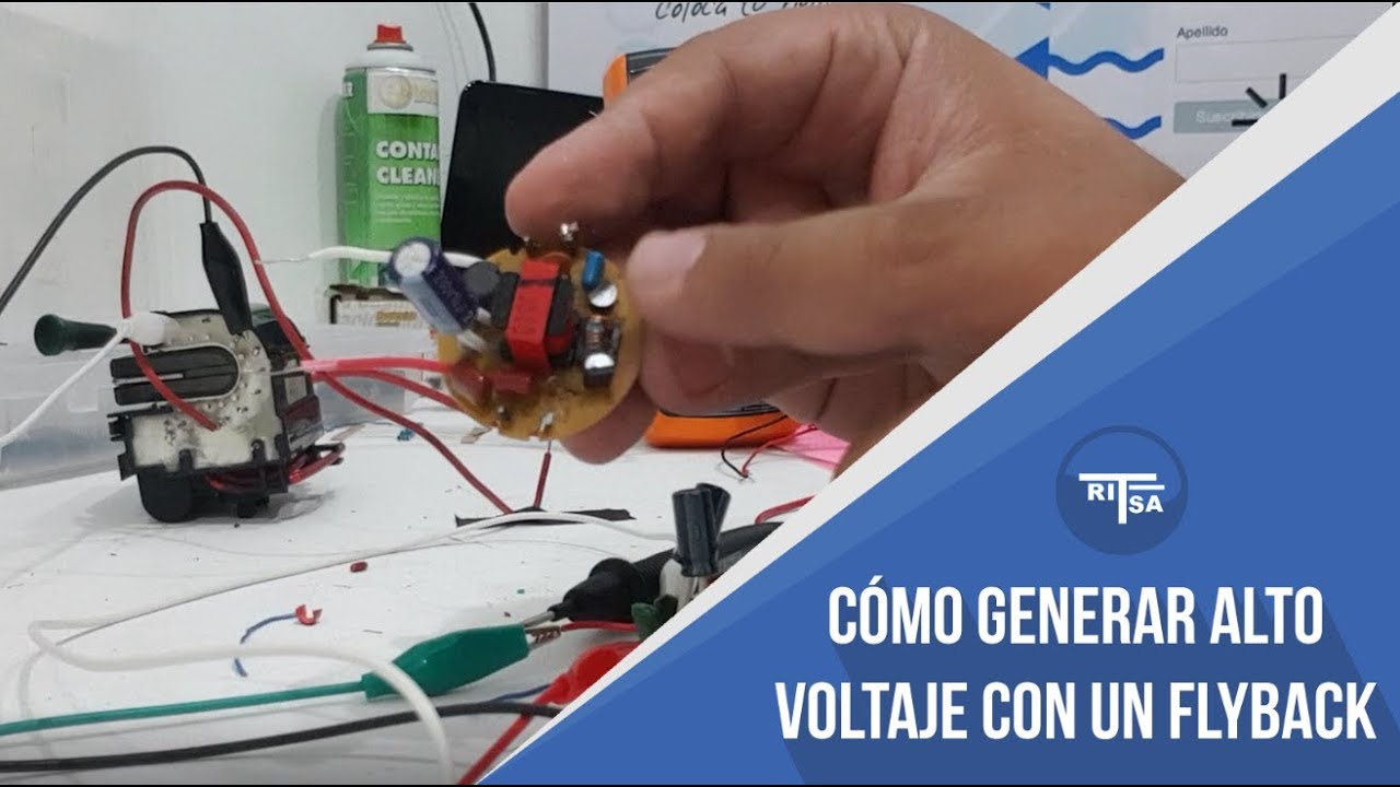 Como generar alto voltaje con un FLYBACK