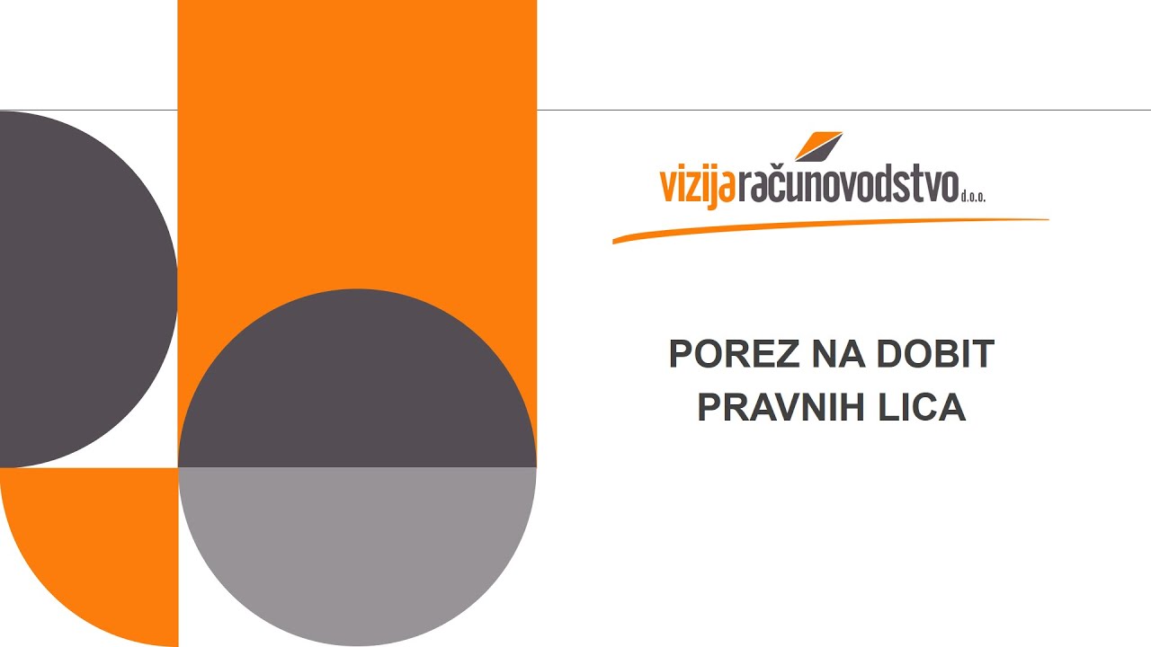 Porez na dobit u regionu, Vizija računovodstvo