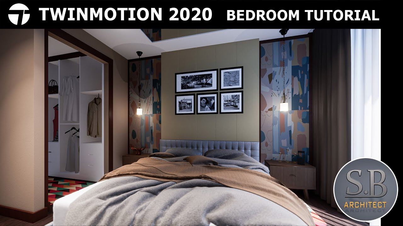TWINMOTION 2020 - Bedroom Render Tutorial