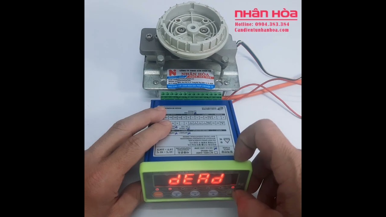 Đầu cân điện tử SI580E - Hướng dẫn hiệu chuẩn Calib