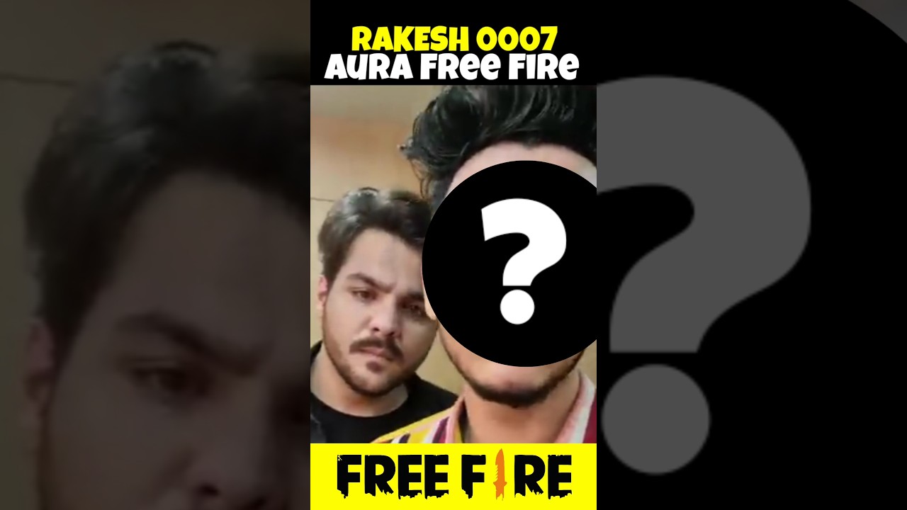 Rakesh 0007 Ka Aura In Free Fire 😳-#shorts
