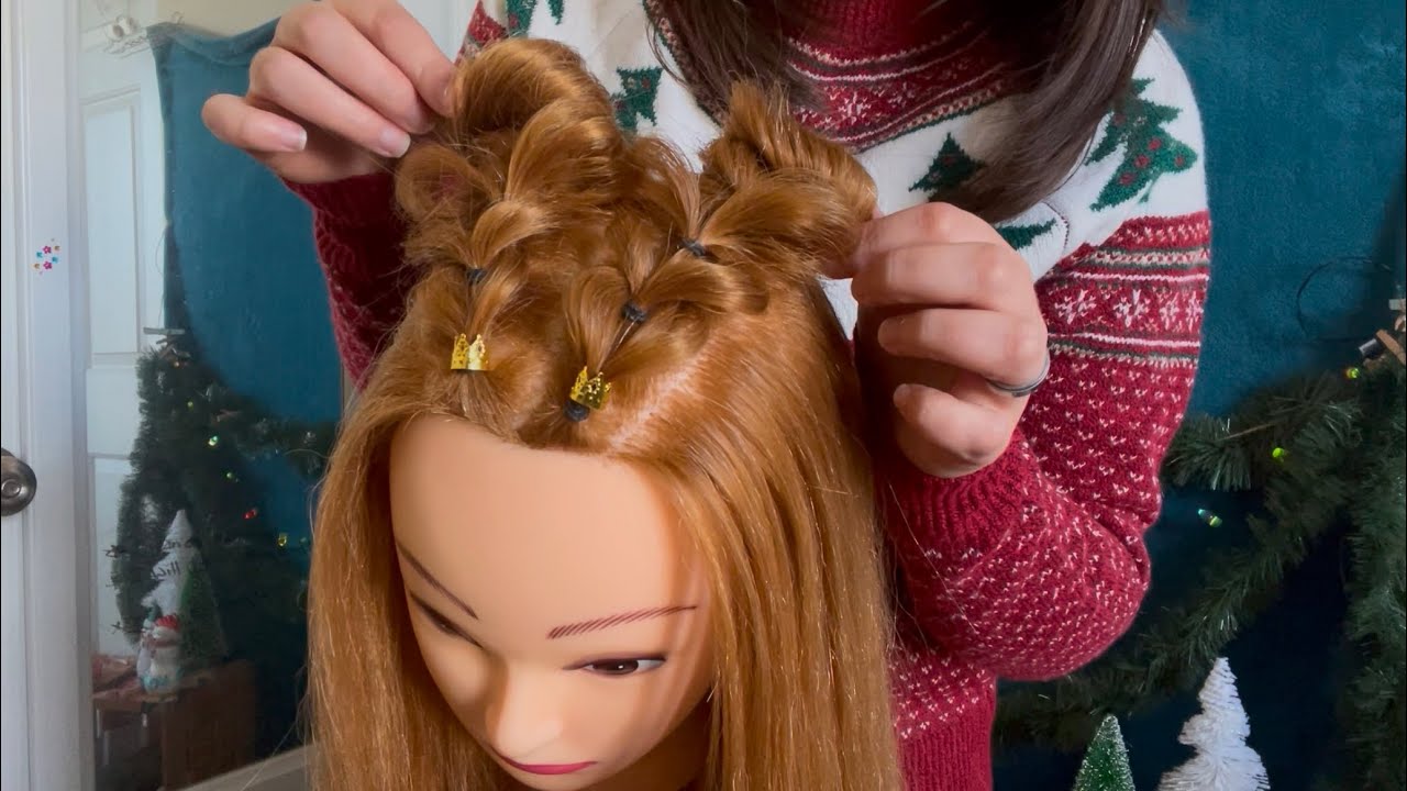 ASMR // Double Tree Braided Hairstyle