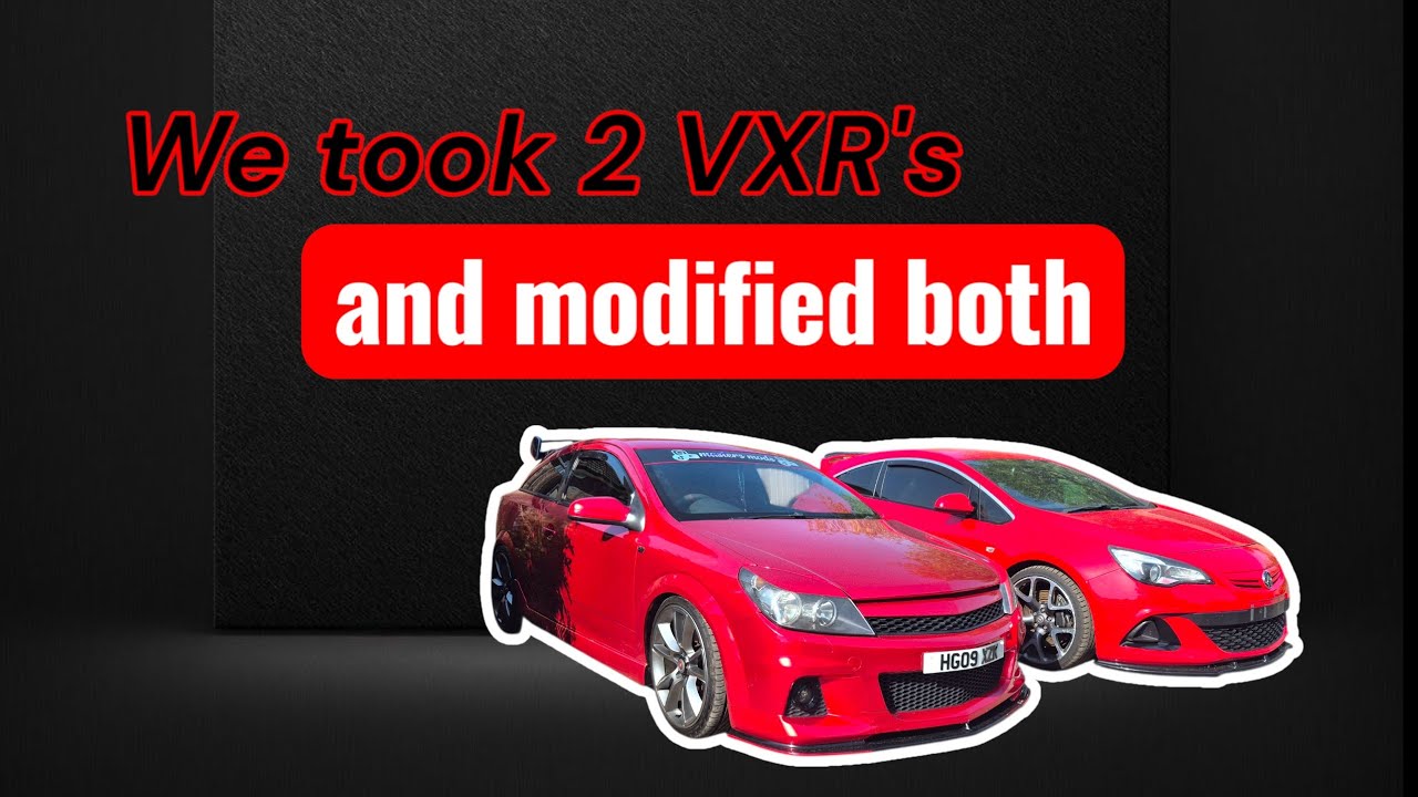 Two Vauxhall Astra VXR's get upgrades