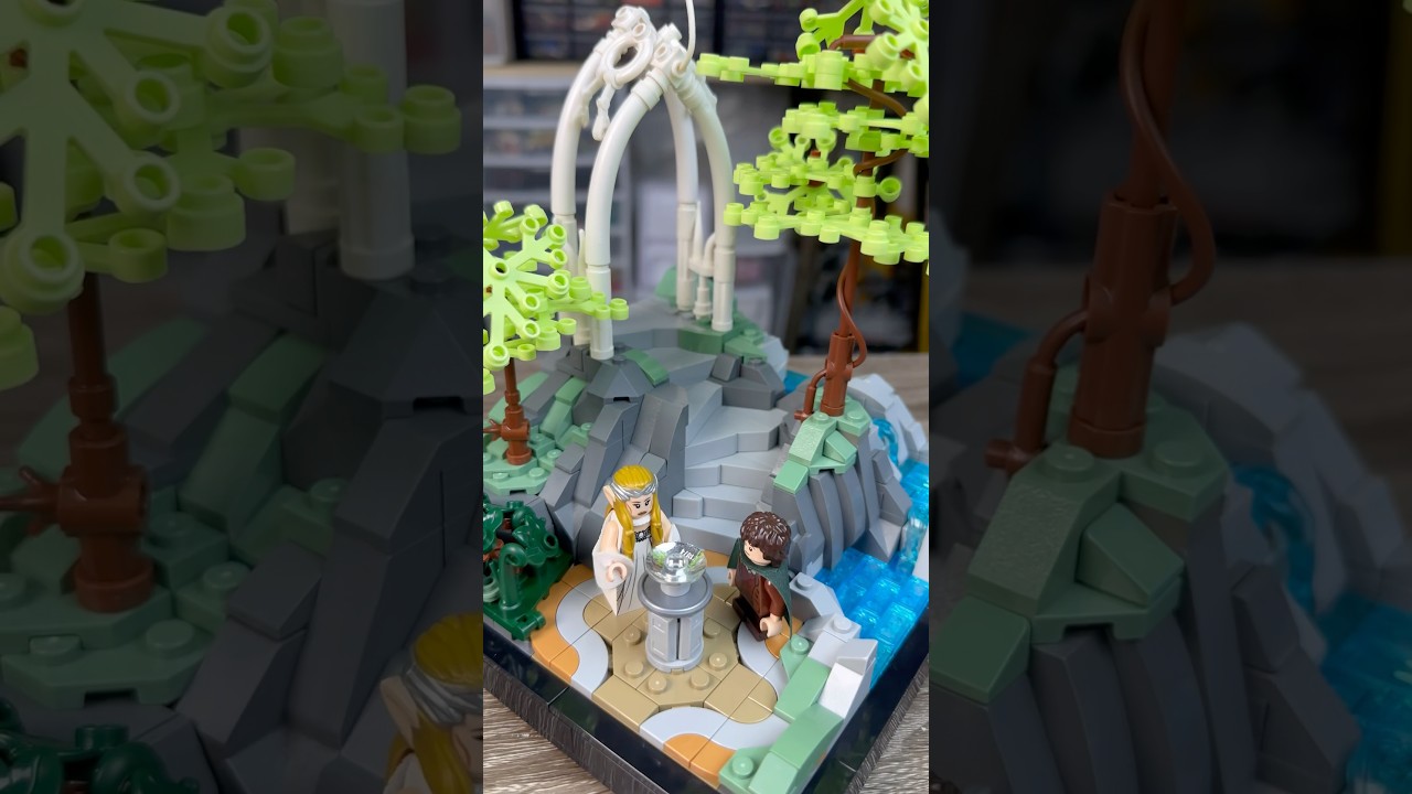 Building LORD OF THE RINGS in LEGO #lego #legolotr #legomoc #legolordoftherings