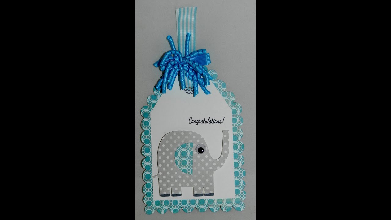Elephant Tag and Photo with Vinyl Project