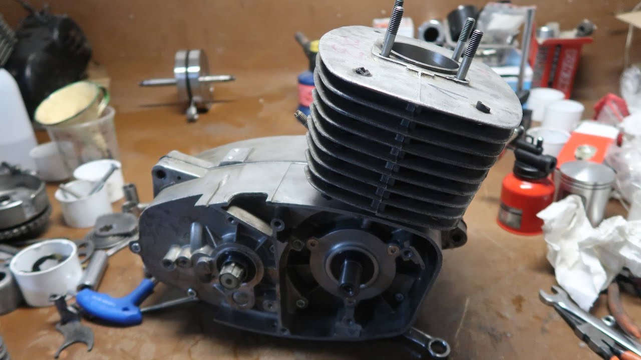 Sklejamy silnik 060 do WSK 175 + CZ Bonus :)