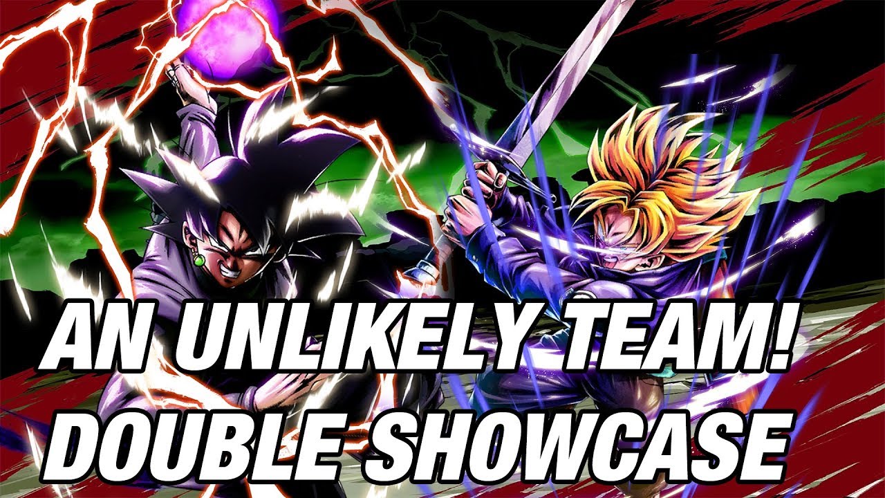 DOUBLE SHOWCASE! 598% Transforming Trunks and Goku Black [Dragon Ball Legends]