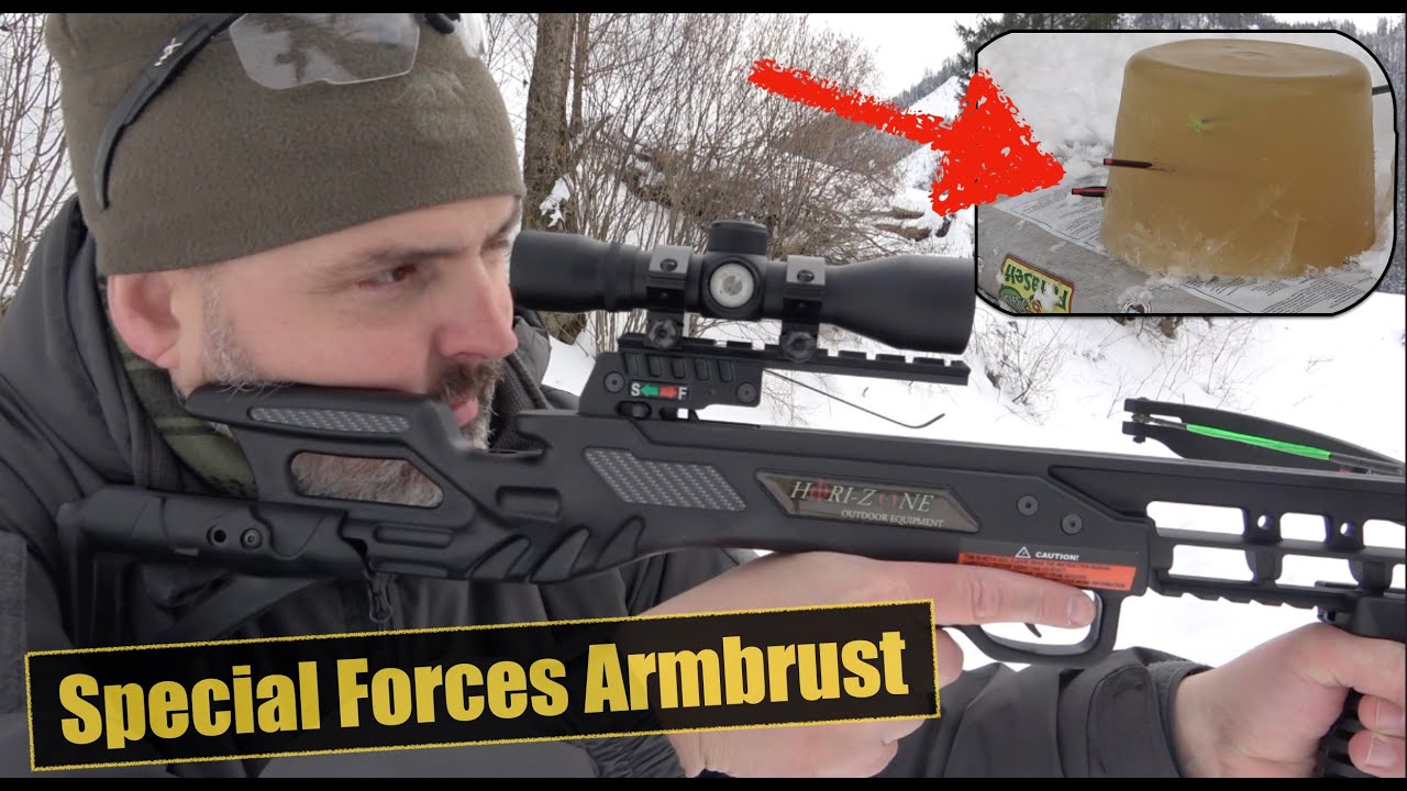 Special Forces Armbrust mit 175 lbs | Hori-Zone Armbrust Recon Rage-X