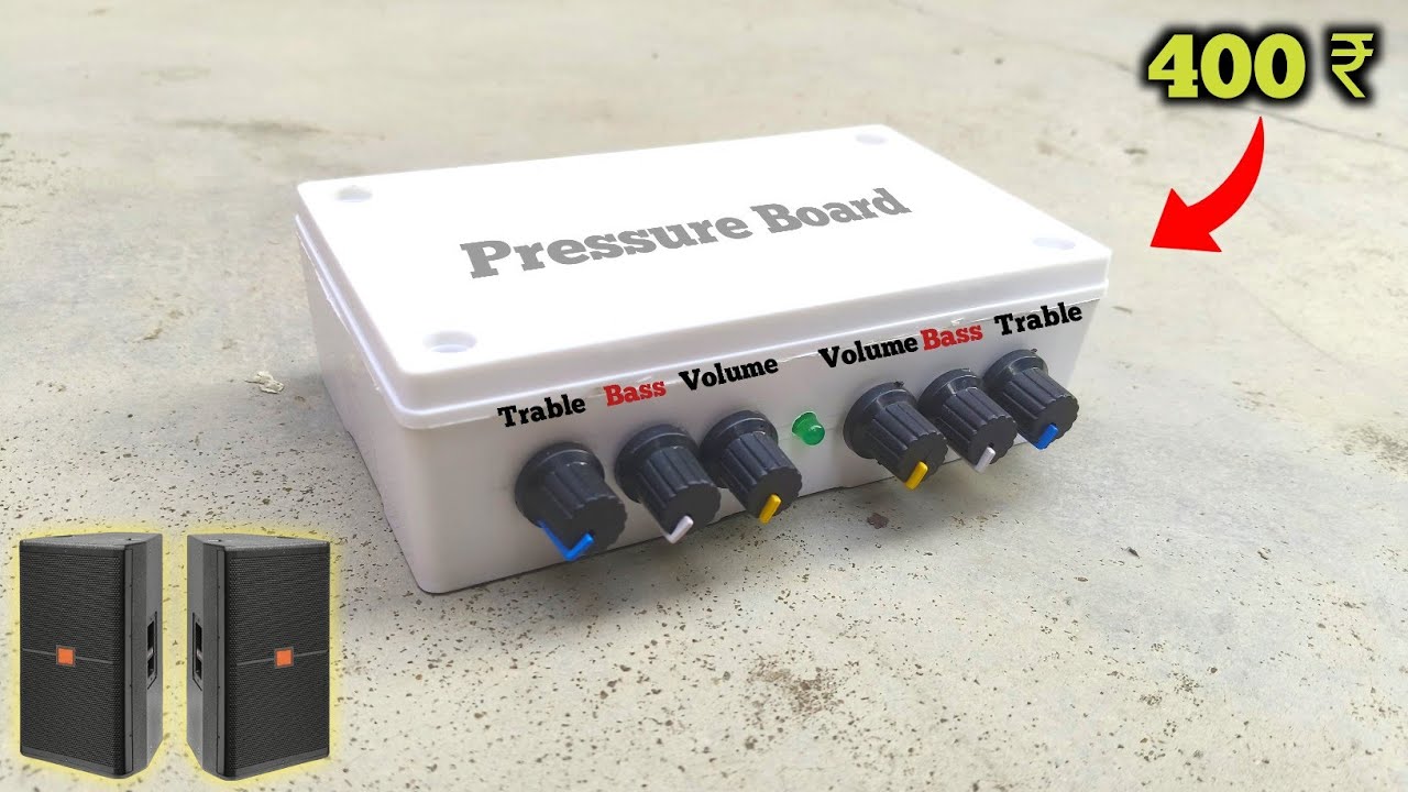 How To Make Bass Treble Pressure Board | 2 channel Crossover | DJ Crossover Kaise Banaye