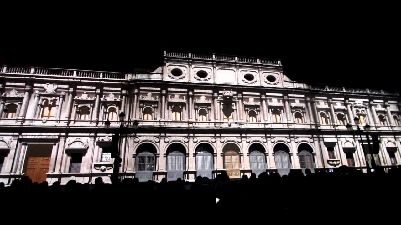 Iluminaci&oacute;n Ayuntamiento de Sevilla 