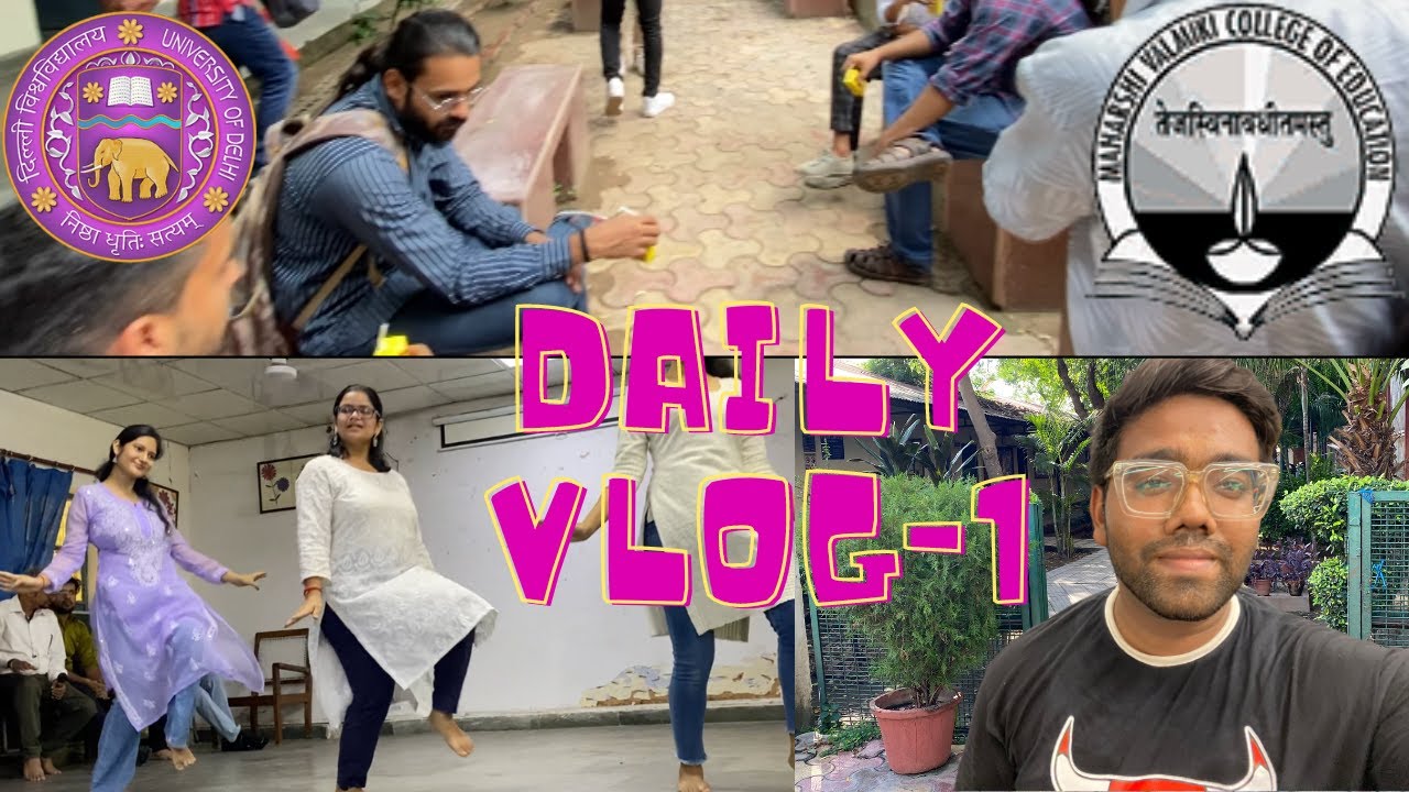 COLLEGE VLOG:Life of Du B.Ed student!! MVCOE Day 1!! RISHABH B.Ed WALA