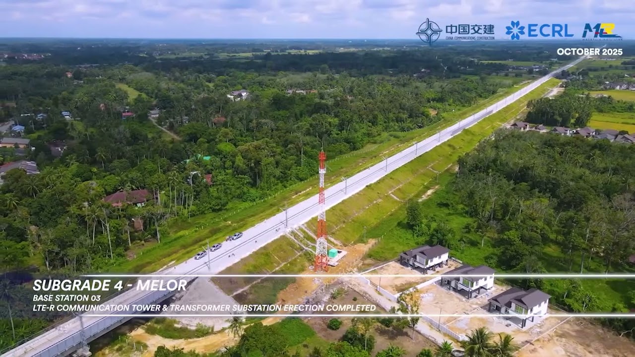 ECRL Progress Update Oct 2025: Kelantan