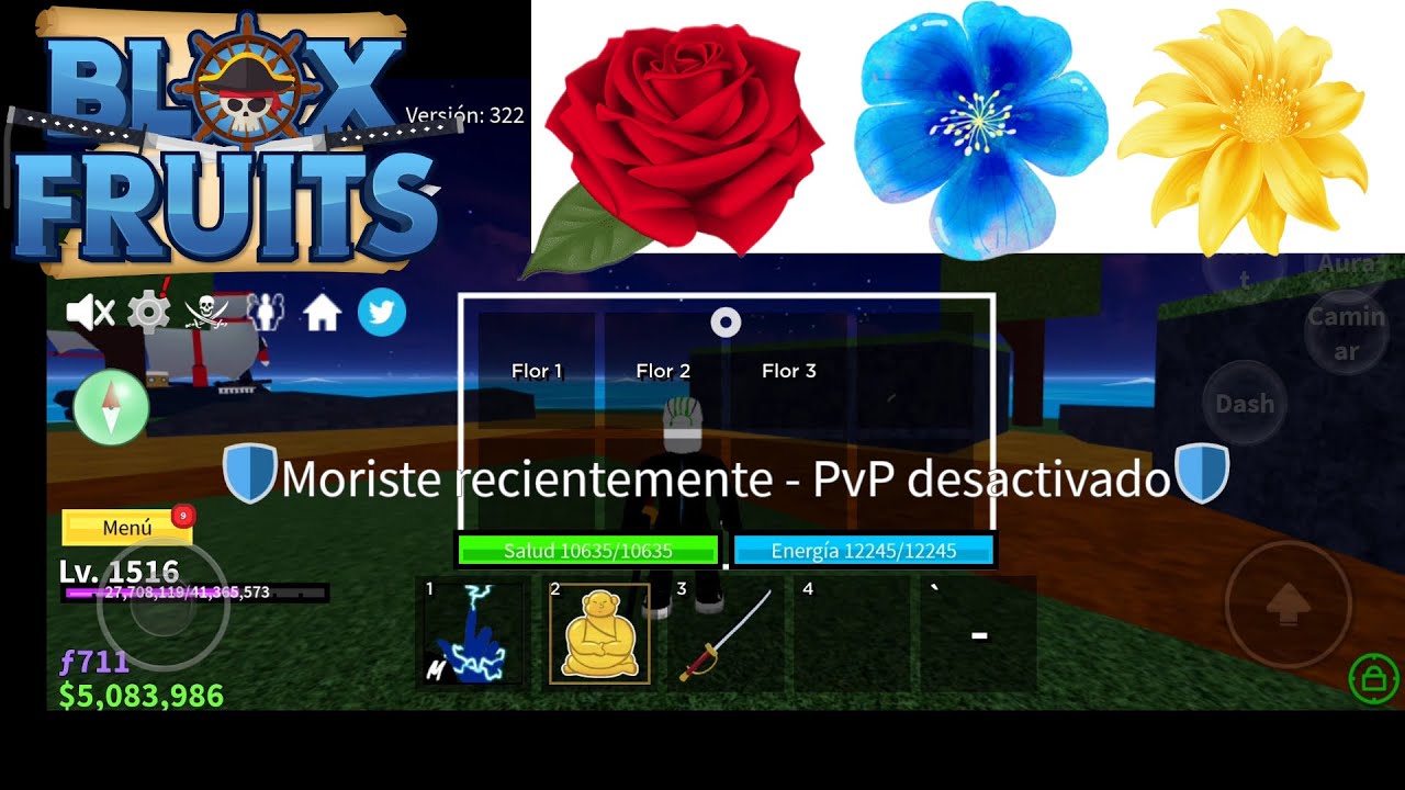 C&oacute;mo Encontrar las 3 flores para Hacer las Razas v2 en Blox Fruits |Gu&iacute;a Ubicaci&oacute;n de flores 2025 🎯
