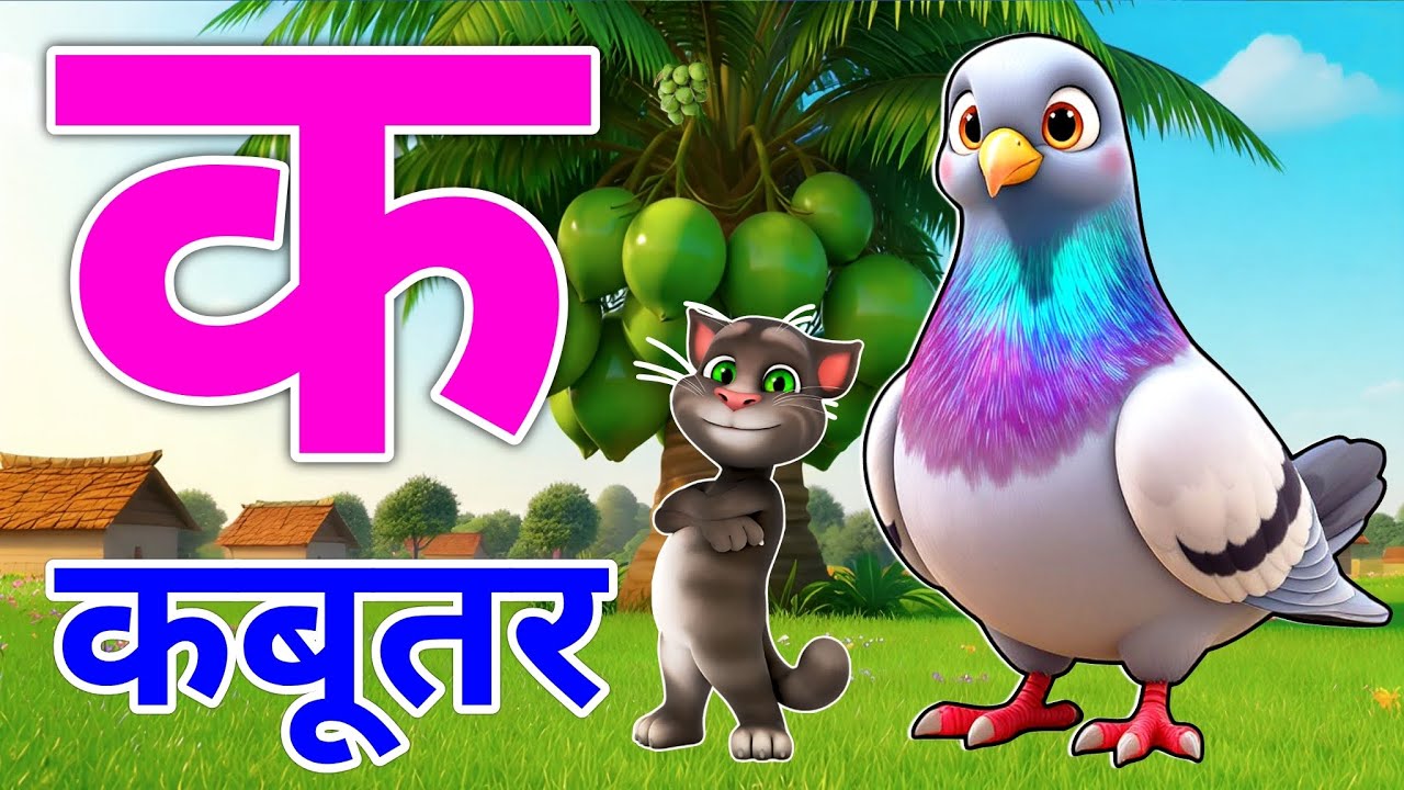 K se kabutar - k se kabutar kh se khargosh - a se anar, aa se aam | abcd - for kids