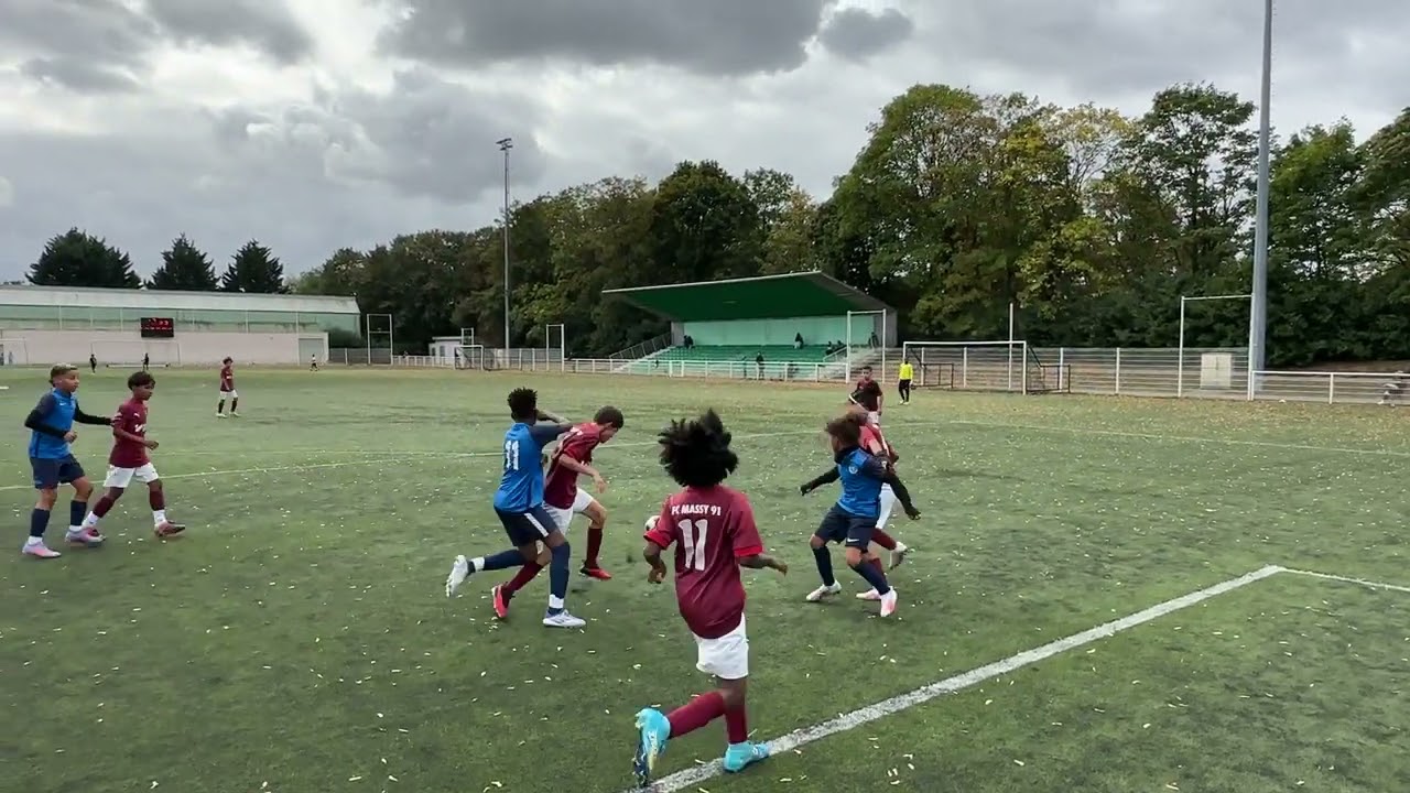 FC Massy 91 - Ris Orangis  / U12 (1-1) Première mi-temps. 14 octobre 2023. [Score final 4-2]