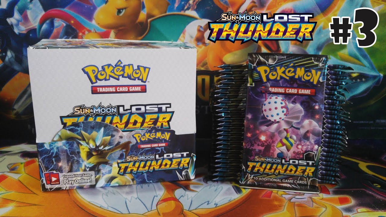 Şaşırtıcı Kutu Açılışları - Pokemon Lost Thunder Booster Box - Part 3