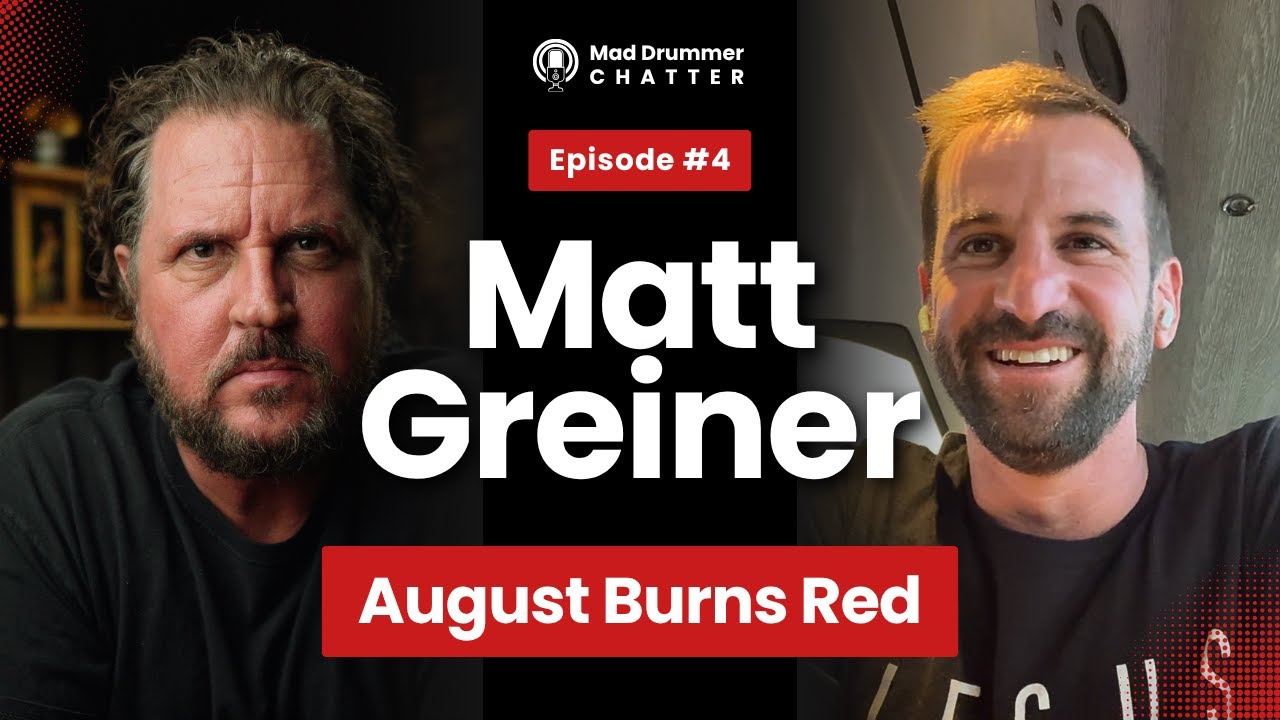 August Burns Red&rsquo;s MATT GREINER, with The Mad Drummer