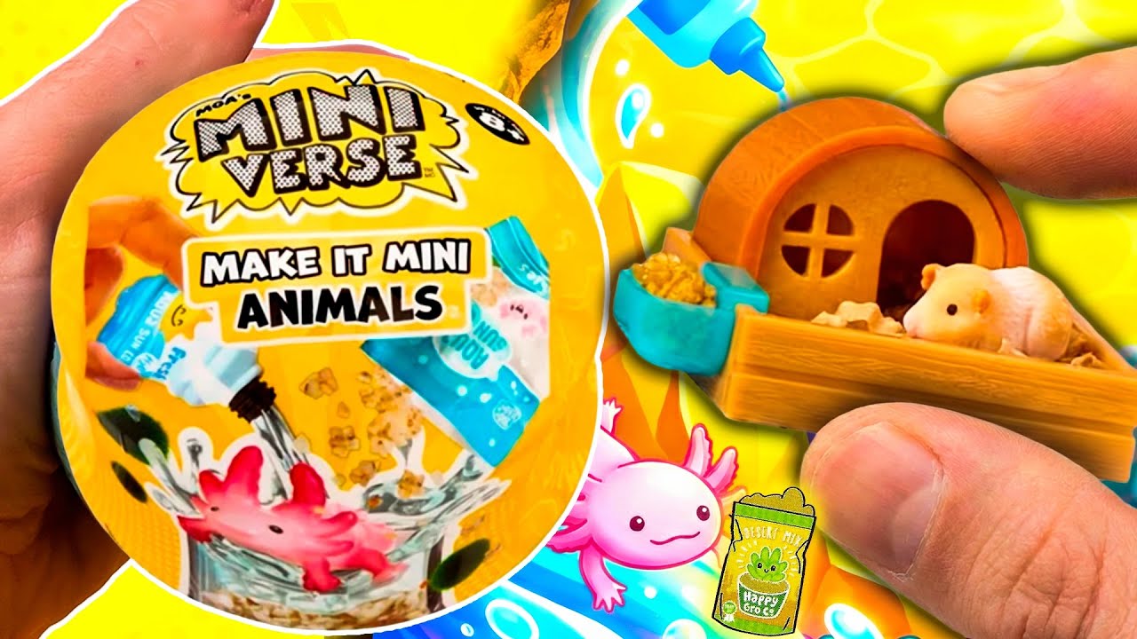 &iexcl;MI NUEVA MASCOTA! 🐹🥬 La Cobaya M&Aacute;S PEQUE&Ntilde;A del mundo en Miniverse Make it Mini Animals