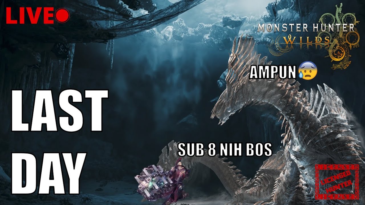 [MHWilds] pada dapet berapa menit? gua sih 7 menit 13 detik 43 miliseken 😏🔴LIVESTREAM JIN JAHAT