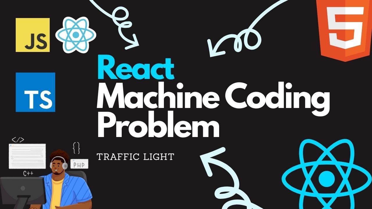 Traffic Light || React Coding Interview Questions | | React JS machine coding round